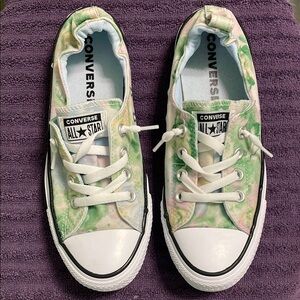 Ladies Converse Multicolor Tie-Dye Sneakers